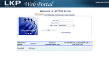 Tablet Screenshot of lkp.net.in
