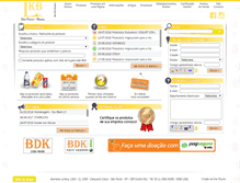 Tablet Screenshot of lkp.com.br